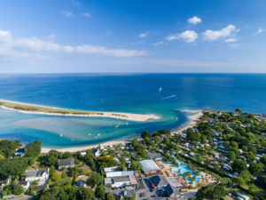 Camping Le Letty - Vue aérienne de la plage du Letty