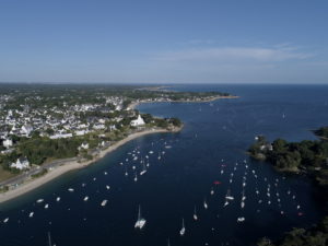 Vue aérienne de Benodet