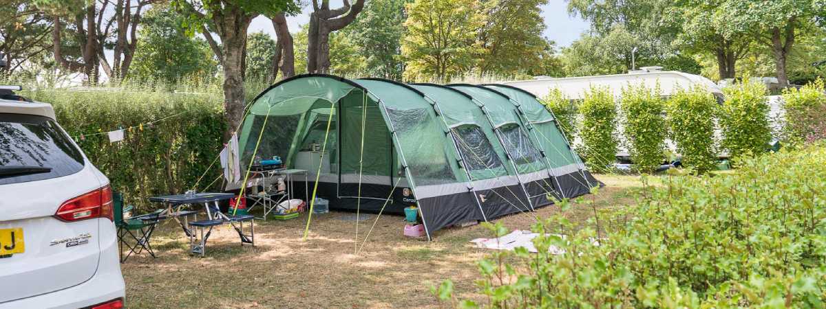 emplacement de camping près de Concarneau